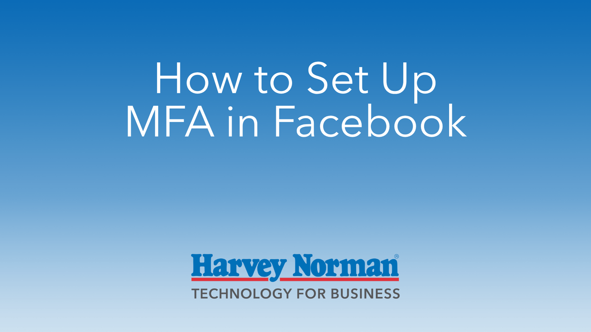 How to Set Up MFA in Facebook