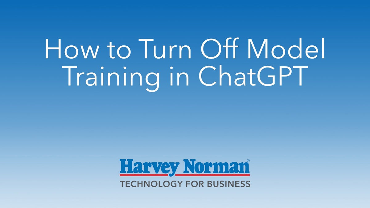 How to Turn Off Model Training in ChatGPT